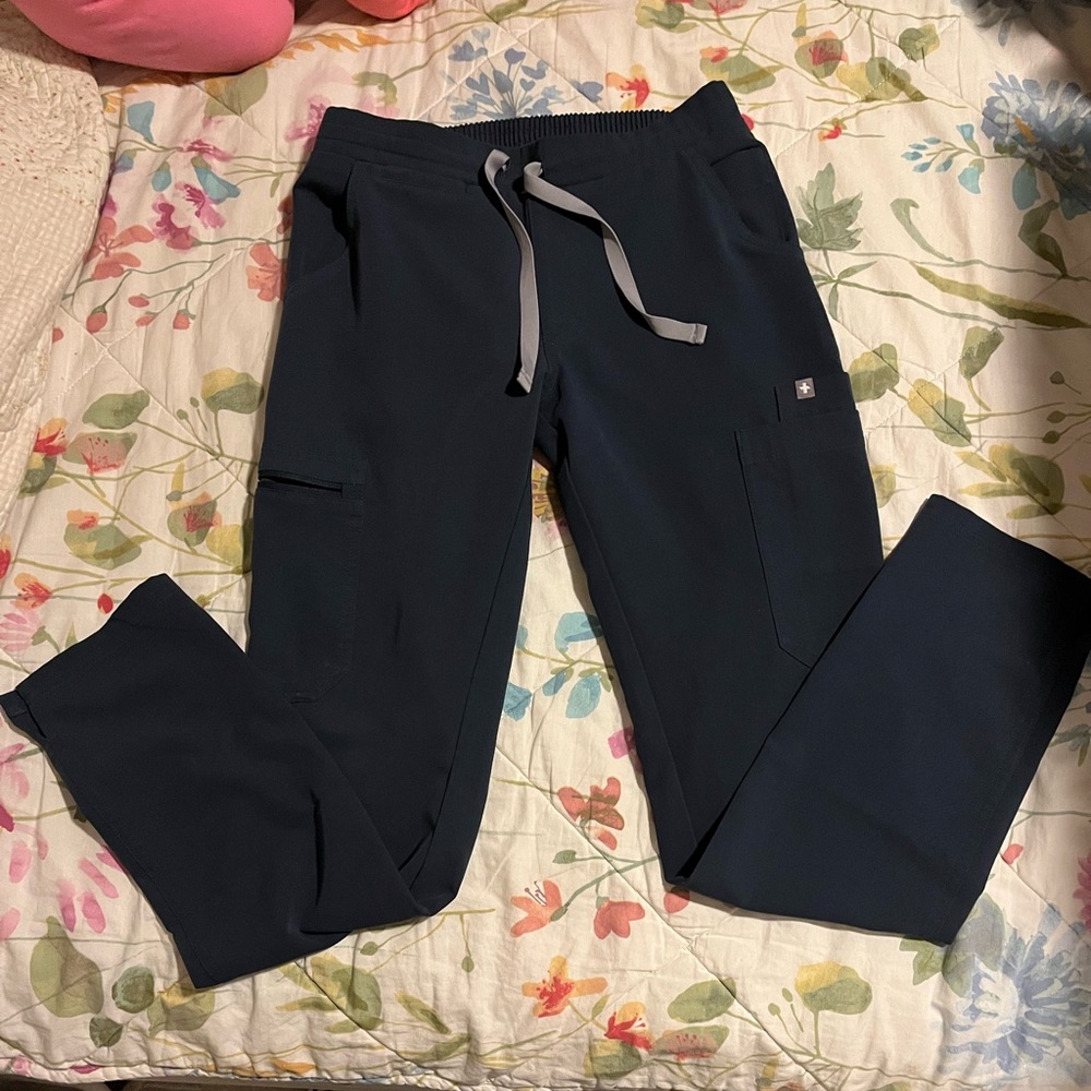 Figs dark harbor yola pants